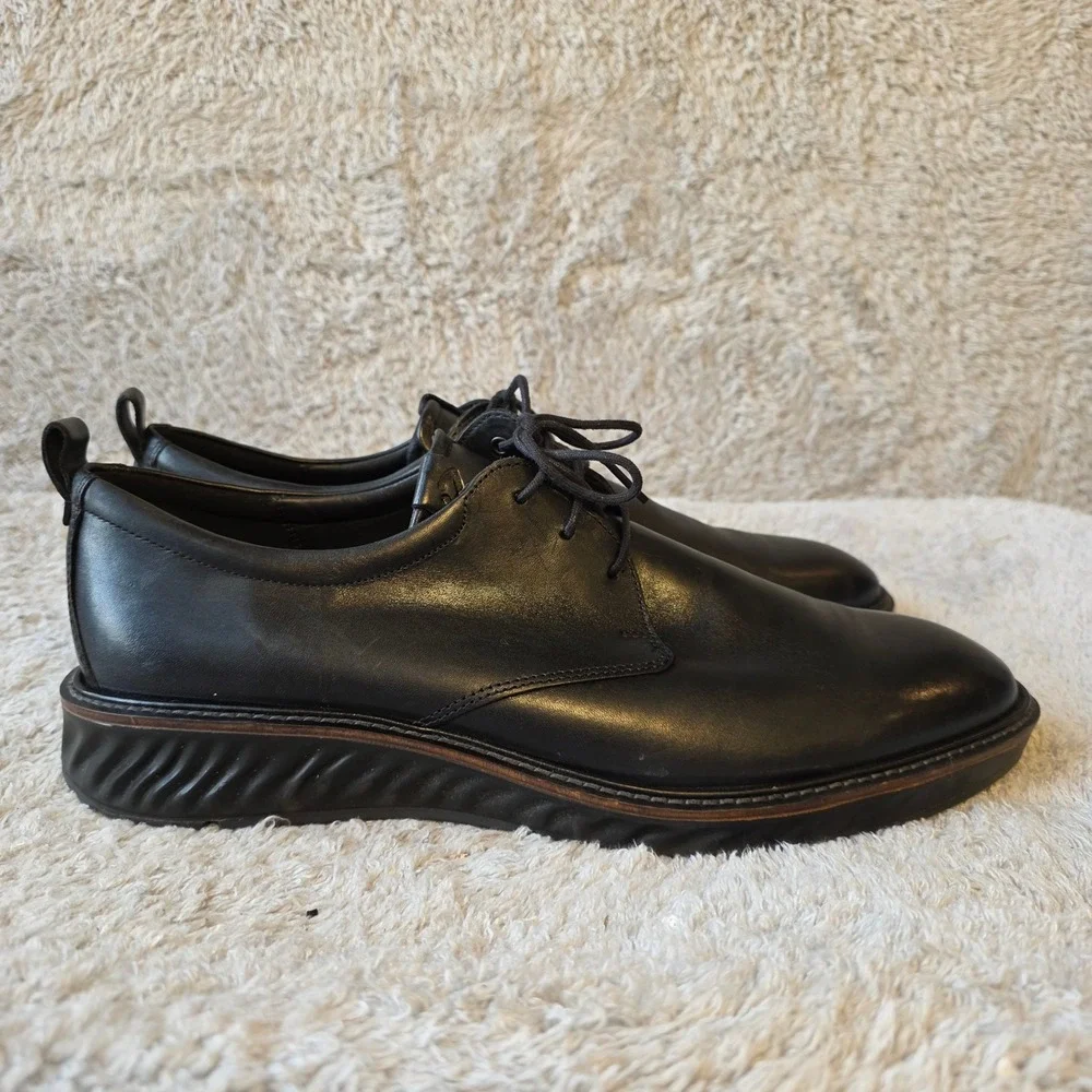 ECCO Men's St.1 Hybrid Plain Toe Derby Oxford Dress Shoes US 13-13.5 /47‎ $250
